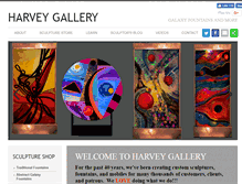 Tablet Screenshot of harveygallery.com